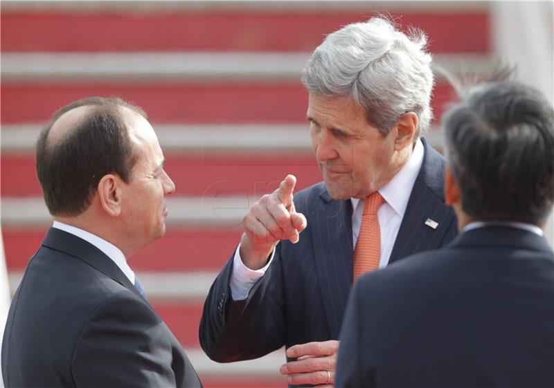 ALBANIA USA JOHN KERRY DIPLOMACY