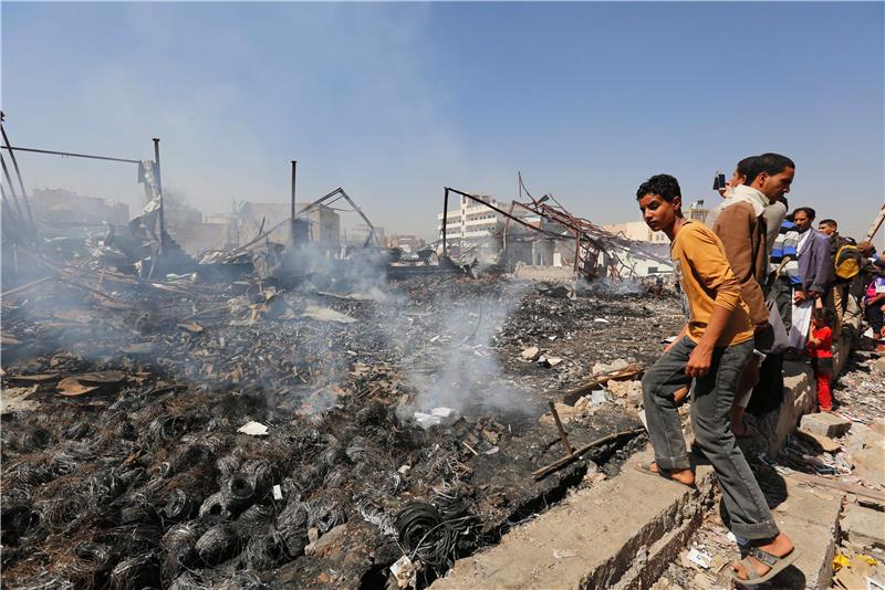 YEMEN CONFLICT AIRSTRIKES