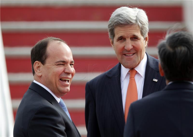 ALBANIA USA JOHN KERRY DIPLOMACY