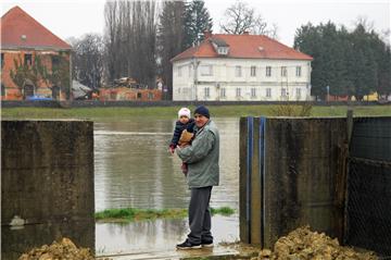 Vodostaj Kupe i Korane kod Karlovca u porastu