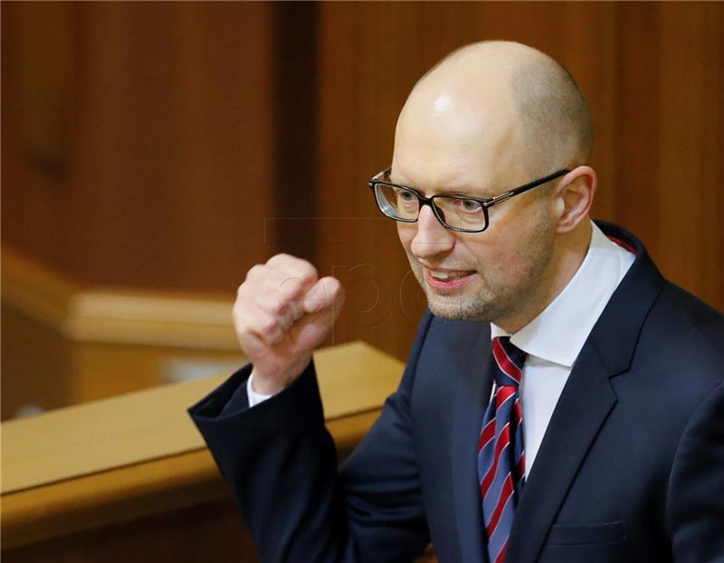 UKRAINE PARLIAMENT YATSENYUK