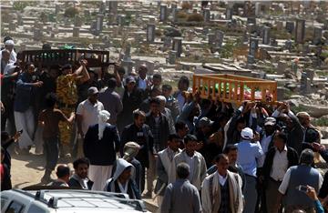 YEMEN CONFLICT AIRSTRIKE FUNERAL