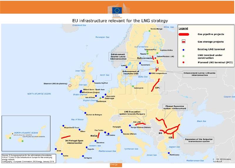 EK financijski podržala dva hrvatska LNG projekta