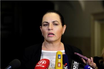 Ministrica Jurlina Alibegović dala izjavu za medije