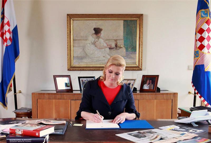 President says will aim all her energy at improving life of Croatian citizens