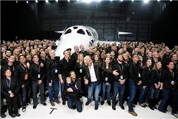 USA VIRGIN GALACTIC SPACESHIP 2 UNVEILING