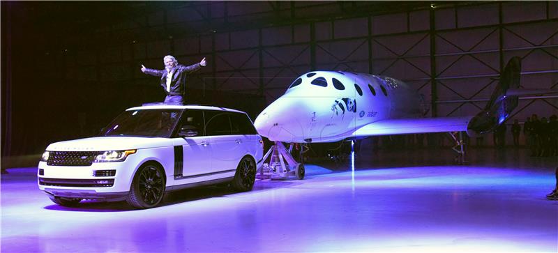 USA VIRGIN GALACTIC SPACESHIP 2 UNVEILING