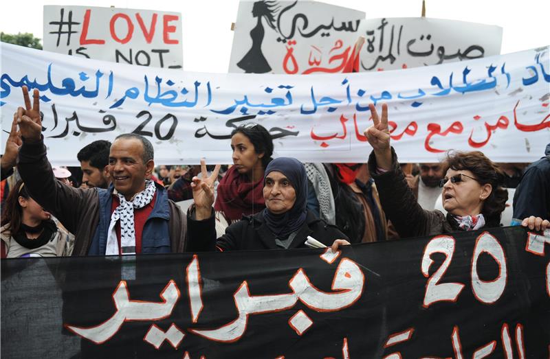 MOROCCO PROTEST