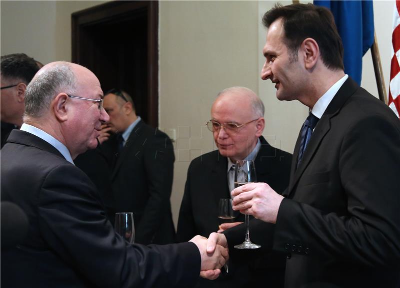 FM presents Croatia's foreign policy priorities at reception for diplomats