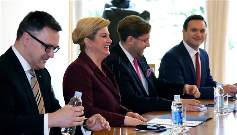 Kolinda Grabar-Kitarović primila Ninga Jizhea