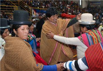 BOLIVIA POLITICS EVO MORALES