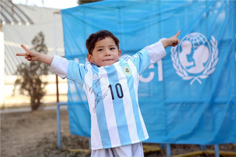 AFGHANISTAN SOCCER MESSI FAN