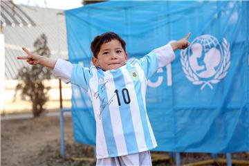 AFGHANISTAN SOCCER MESSI FAN