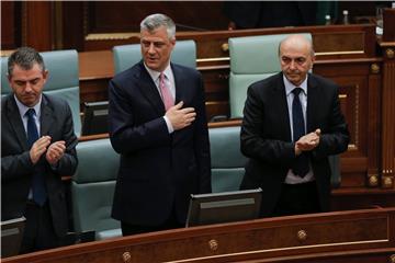 Thaci elected by parliament as new Kosovo president