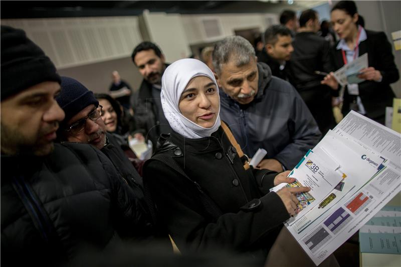 GERMANY REFUGEES MIGRANTS JOB FAIR