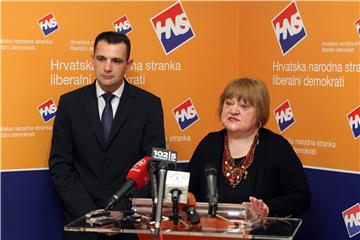 Tiskovna konferencija HNS-a