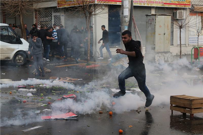 TURKEY KURDS PROTEST