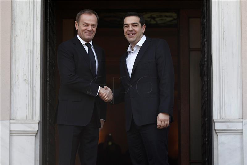 GREECE  EUROPEAN COUNCIL TUSK