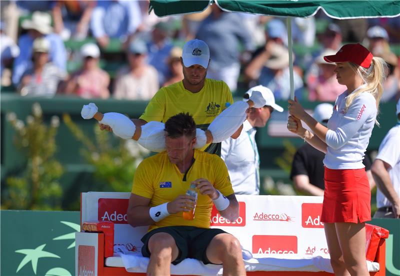 Davis Cup: Australija - SAD 1-1