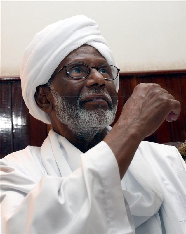 FILE SUDAN HASSAN AL-TURABI DEATH