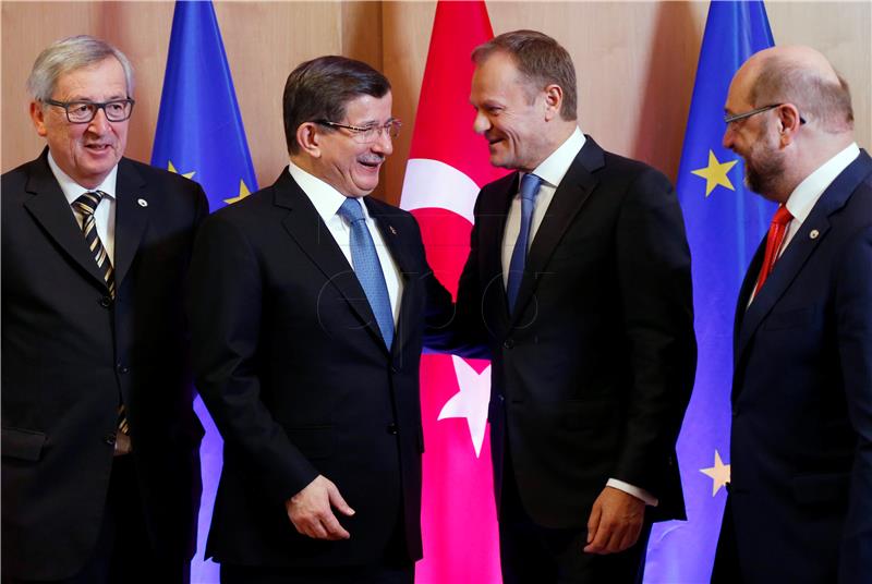 BELGIUM EU TURKEY MIGRATION SUMMIT