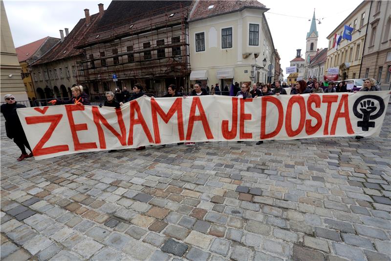 Prosvjedna akciju u povodu Međunarodnog dana žena