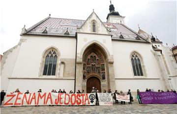 Prosvjedna akciju u povodu Međunarodnog dana žena