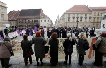 Prosvjedna akciju u povodu Međunarodnog dana žena