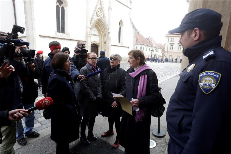 Prosvjedna akciju u povodu Međunarodnog dana žena