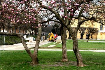 Radovi na uređenju zagrebačkog Zrinjevca