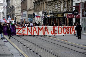 DAN ŽENA Aktivistice organizirale prosvjednu povorku "Ženama je dosta"