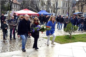 Prosvjedni skup u Mostaru zbog zataškavanja ubojstva generala HVO-a Vlade Šantića