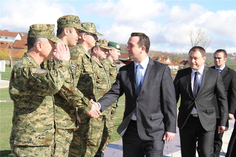 Croatian defence minister visits Adem Jashari Memorial Centre in Kosovo