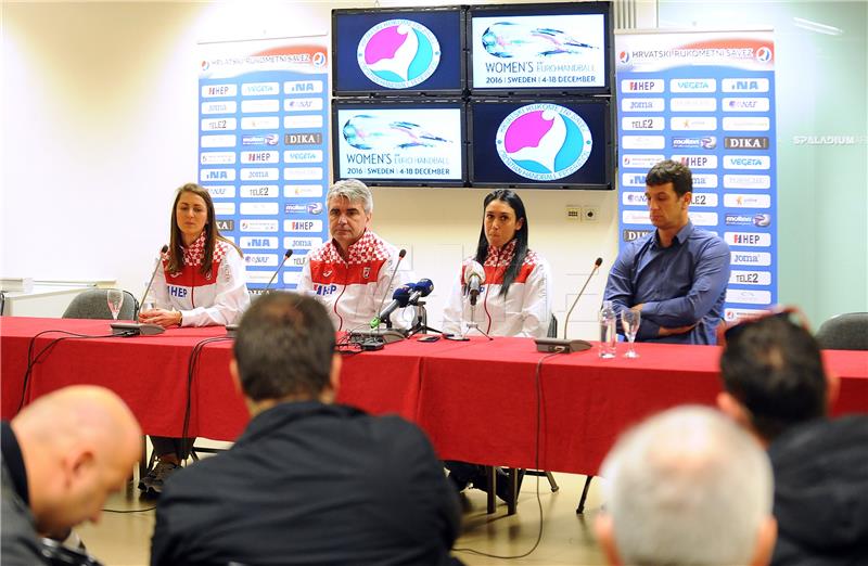 Tiskovna konferencija hrvatske ženske seniorske rukometne reprezentacije