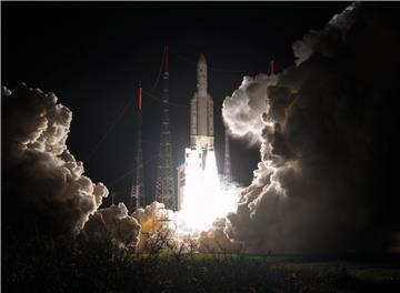 FRENCH GUIANA ARIANE LAUNCH