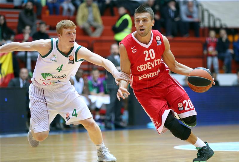 Utakmica 10. kola TOP 16 Eurolige: Cedevita - Unicaja