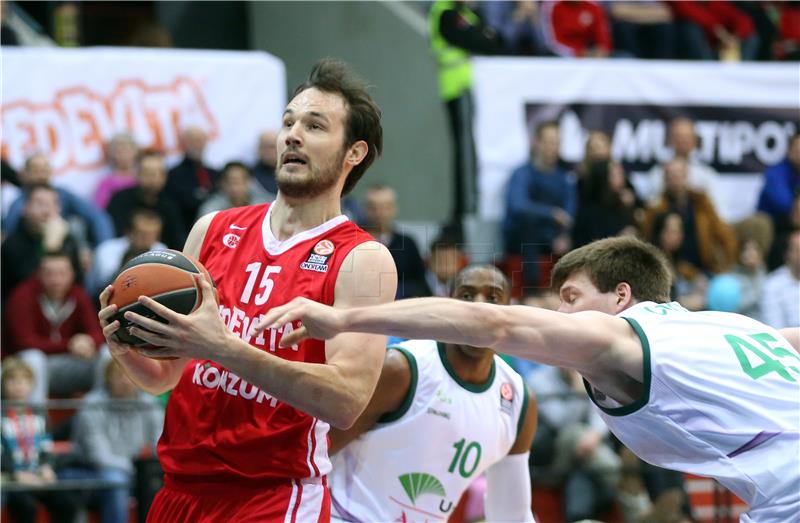 Utakmica 10. kola TOP 16 Eurolige: Cedevita - Unicaja