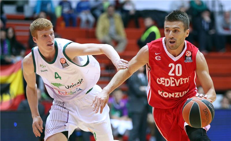 Utakmica 10. kola TOP 16 Eurolige: Cedevita - Unicaja