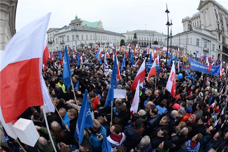 POLAND CONSTITUTIONAL TRIBUNAL DEMONSTRATION