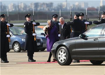 Princ Charles i supruga Camilla stigli u zagrebačku zračnu luku