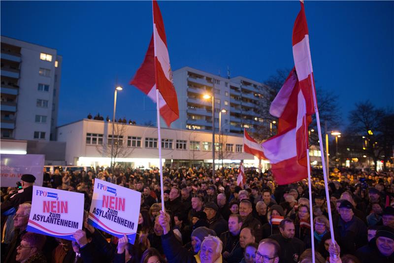 AUSTRIA PROTEST REFUGEES