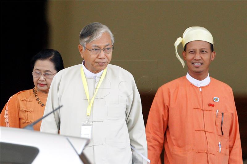 MYANMAR PARLIAMENT NEW PRESIDENT