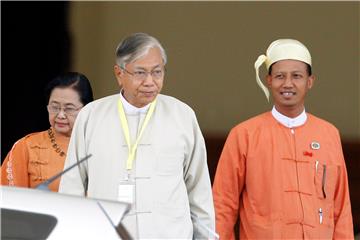 MYANMAR PARLIAMENT NEW PRESIDENT