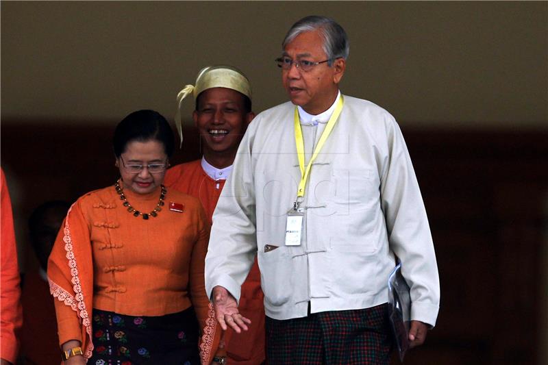 MYANMAR PARLIAMENT NEW PRESIDENT