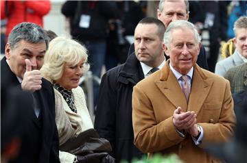 Prince of Wales, Duchess of Cornwall start visit to Osijek