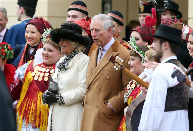 Princ Charles i vojvotkinja Camilla u Osijeku