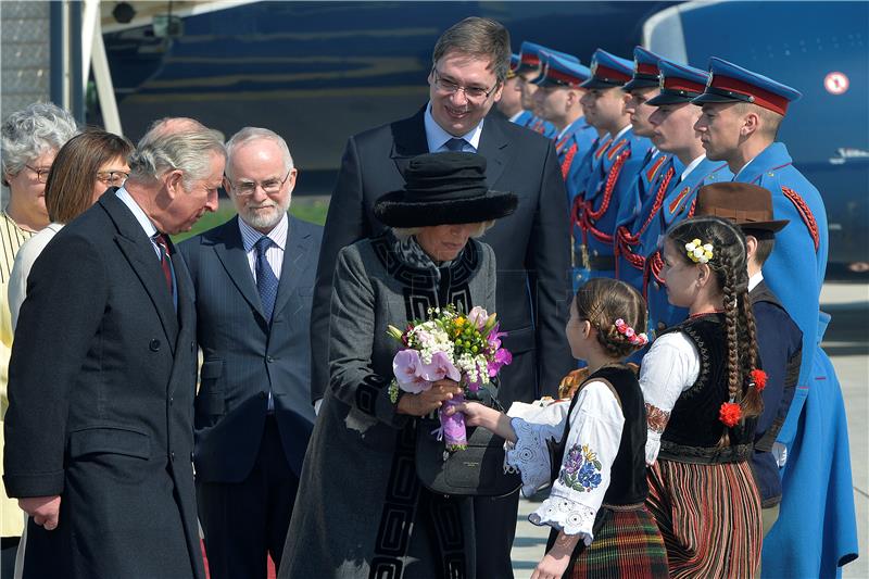 Princ Charles i vojvotkinja Camila započinju posjet Srbiji