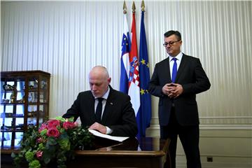 Premijer Orešković primio predsjednika slovenskog parlamenta Milana Brgleza