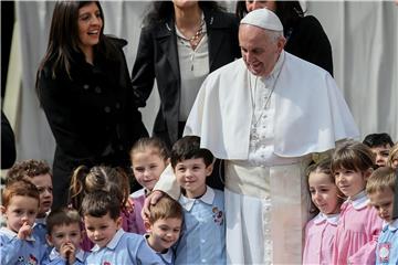 VATICAN POPE FRANCIS GENERAL AUDIENCE