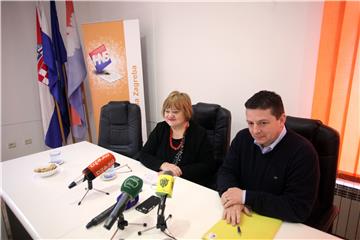 Konferencija za novinare HNS-a uoči sjednice Gradske skupštine Grada Zagreba